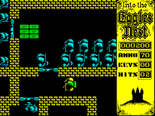 Into the Eagle's Nest screenshot 3 for ZX Spectrum